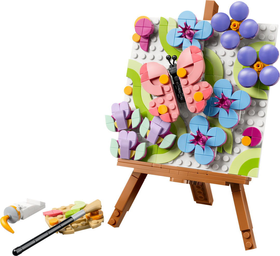 לגו Creator 3in1 - ציור אומנות פרחוני לעיצוב (31390)-1