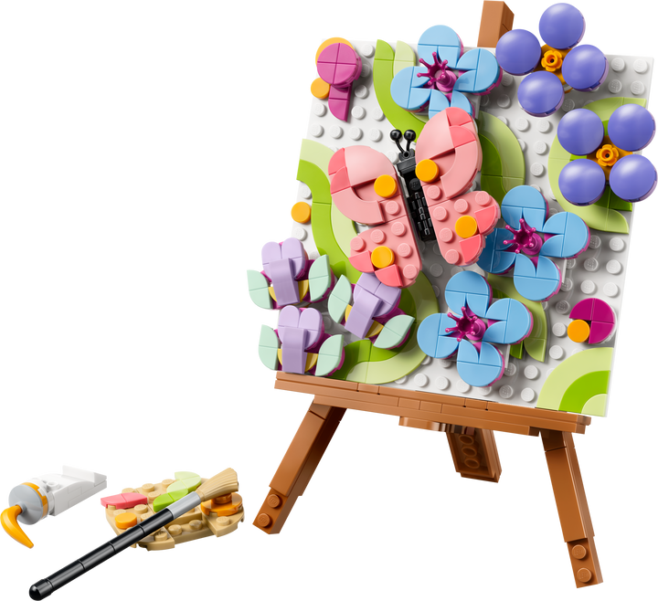 לגו Creator 3in1 - ציור אומנות פרחוני לעיצוב (31390)-1