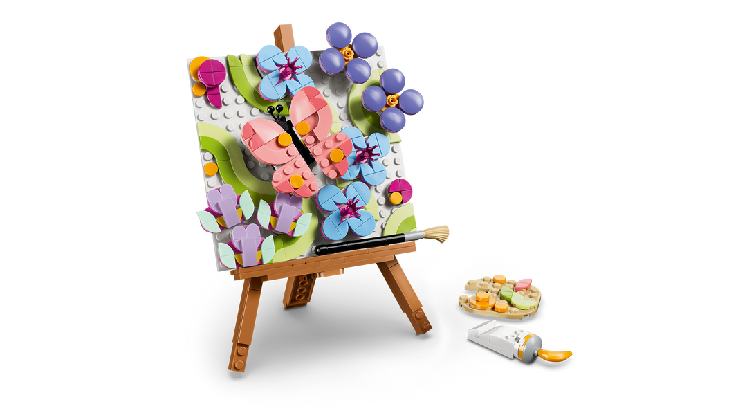 לגו Creator 3in1 - ציור אומנות פרחוני לעיצוב (31390)-5