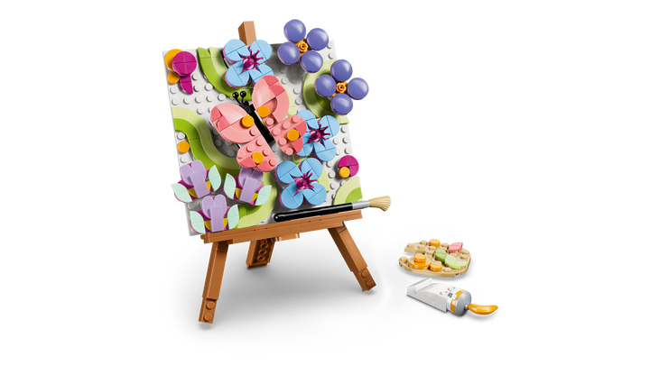 לגו Creator 3in1 - ציור אומנות פרחוני לעיצוב (31390)-6