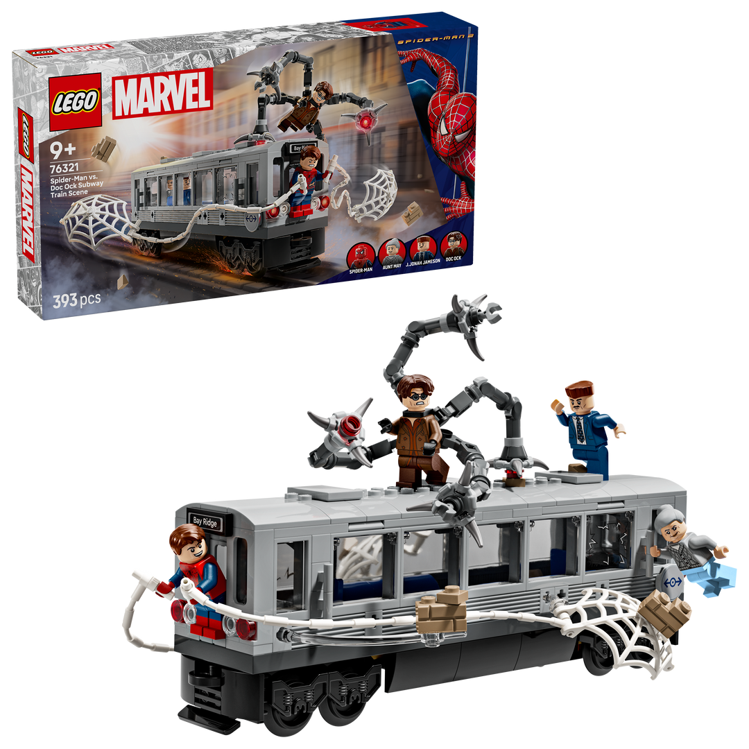 לגו | Marvel - סצנה ברכבת תחתית: ספיידרמן נגד דוק אוק (76321)-1
