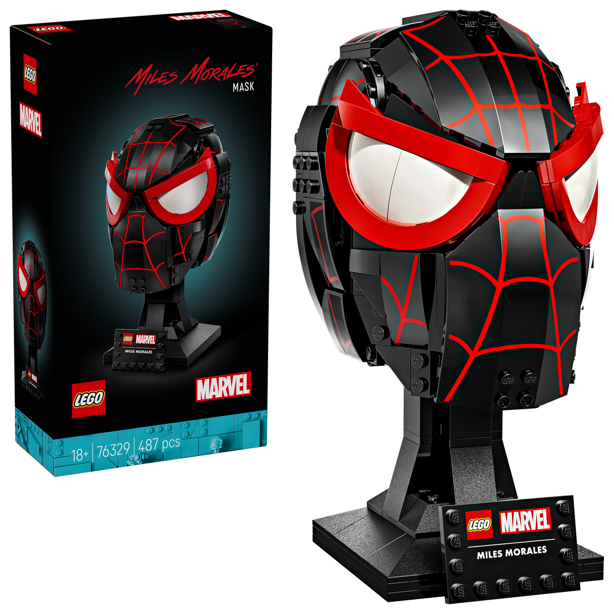 לגו | Marvel - המסכה של מיילס מוראלס (76329)-2