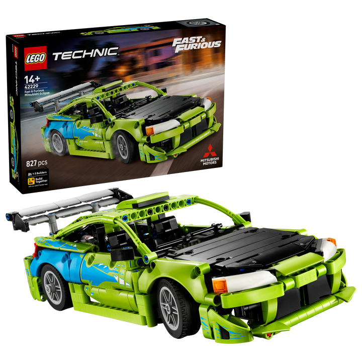 לגו Technic - מכונית Fast and Furious Mitsubishi Eclipse (42229)-2
