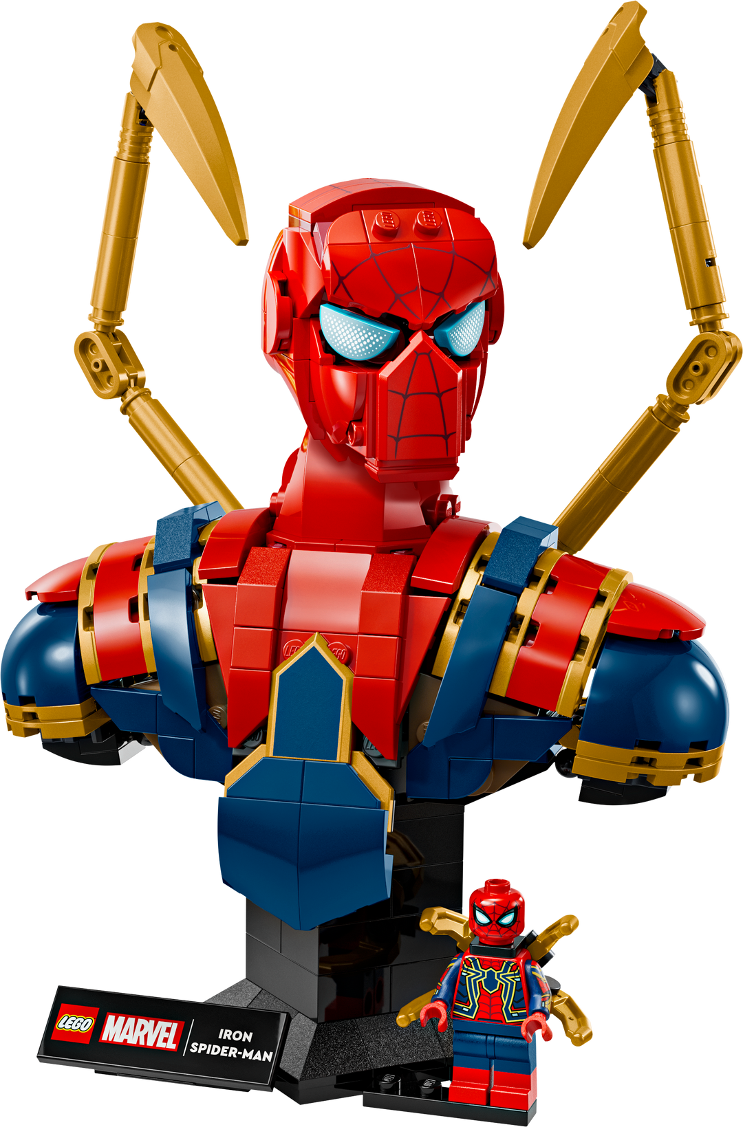לגו | Marvel - פסל ראש של איירון ספיידרמן (76326)