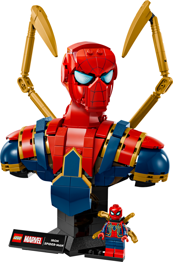 לגו | Marvel - פסל ראש של איירון ספיידרמן (76326)-1