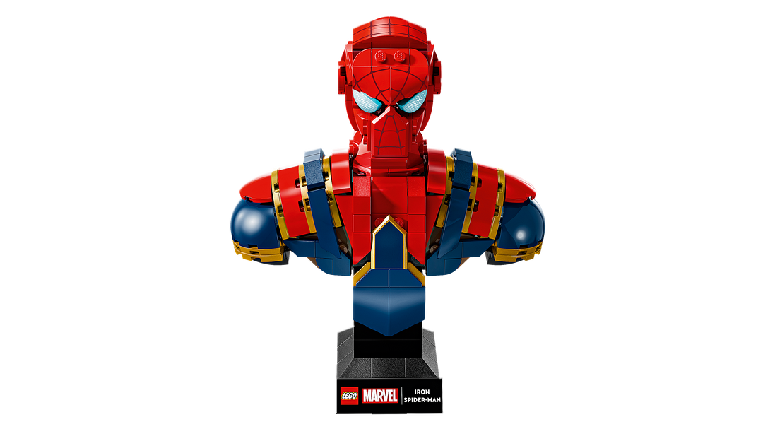 לגו | Marvel - פסל ראש של איירון ספיידרמן (76326)-4