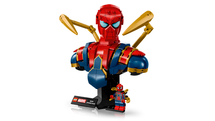 לגו | Marvel - פסל ראש של איירון ספיידרמן (76326)-6