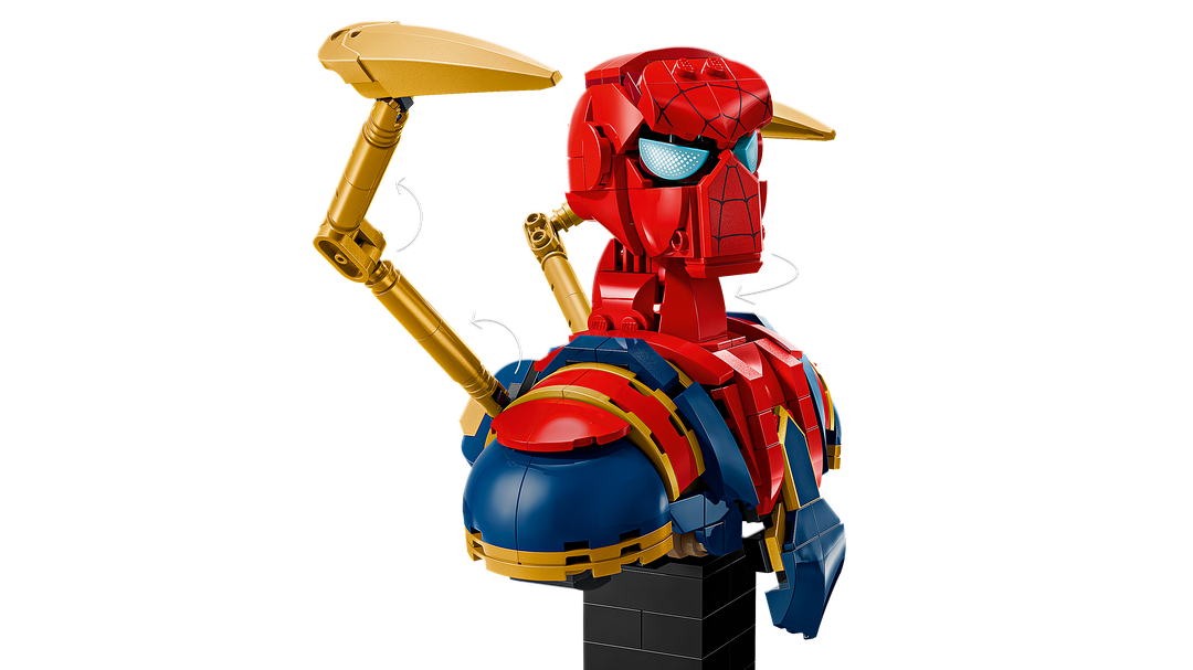לגו | Marvel - פסל ראש של איירון ספיידרמן (76326)-6