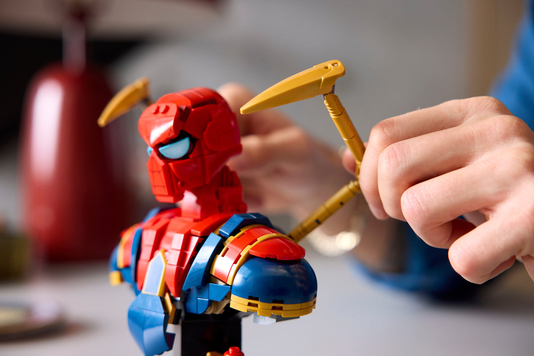 לגו | Marvel - פסל ראש של איירון ספיידרמן (76326)-9