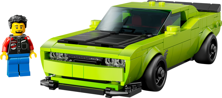 לגו Speed Champions - מכונית ספורט Dodge Challenger SRT Hellcat (77237)-1