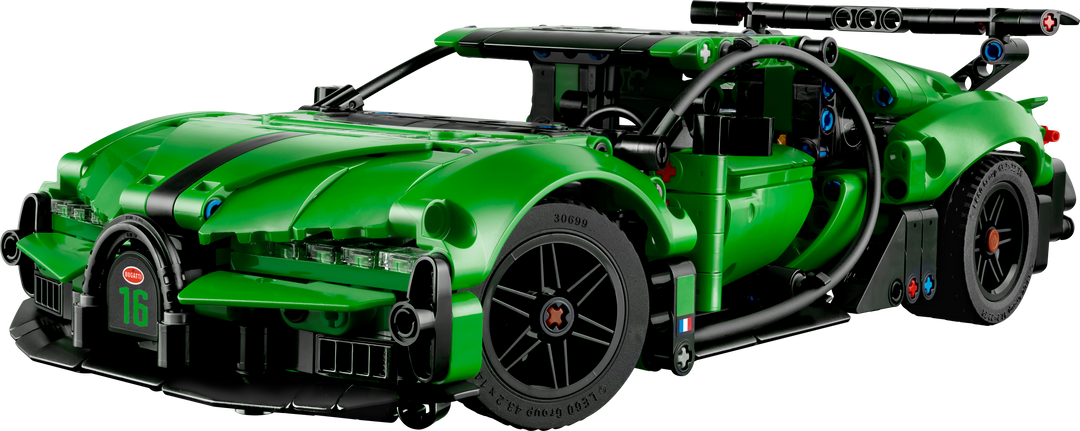 לגו Technic - היפר מכונית ירוקה Bugatti Chiron Pur Sport (42241)-0