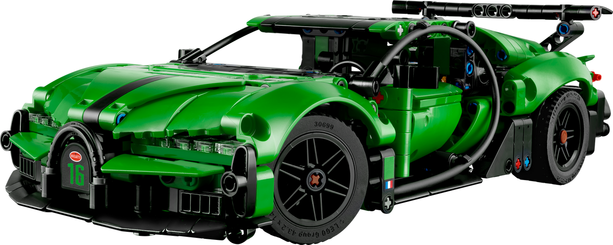 לגו Technic - היפר מכונית ירוקה Bugatti Chiron Pur Sport (42241)-1