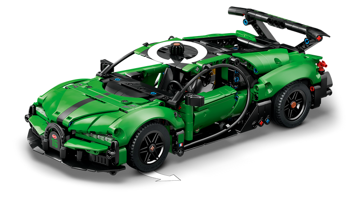 לגו Technic - היפר מכונית ירוקה Bugatti Chiron Pur Sport (42241)-7