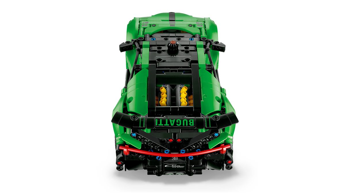 לגו Technic - היפר מכונית ירוקה Bugatti Chiron Pur Sport (42241)-8