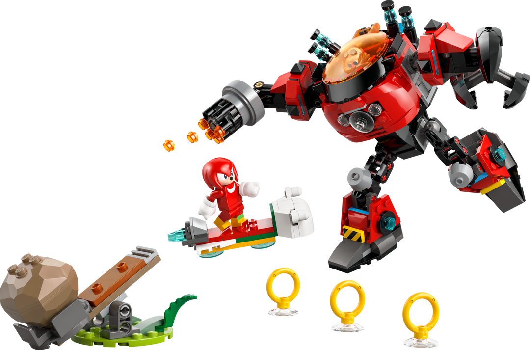 לגו Sonic the Hedgehog™ - Knuckles נגד רובוט Egg Crusher של Dr. Eggman (77005)-1