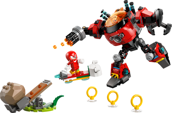 לגו Sonic the Hedgehog™ - Knuckles נגד רובוט Egg Crusher של Dr. Eggman (77005)