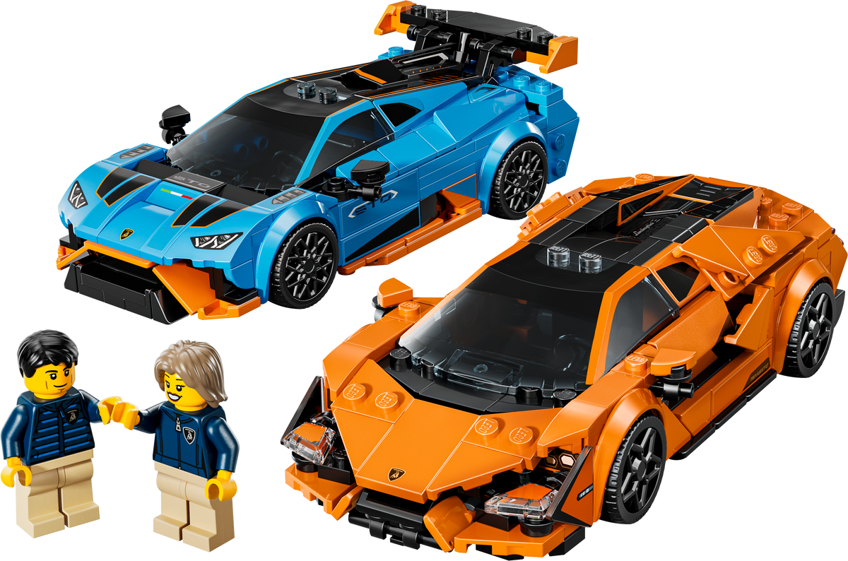לגו Speed Champions - Lamborghini Revuelto ו-Huracán STO (77238)-1