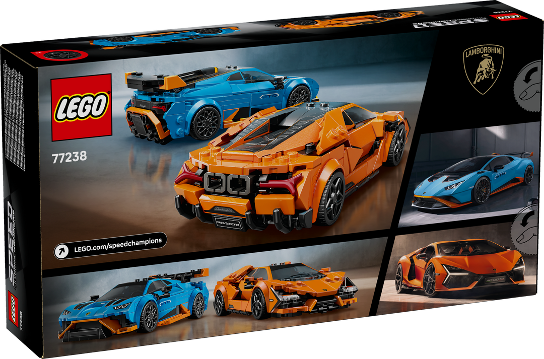 לגו Speed Champions - Lamborghini Revuelto ו-Huracán STO (77238)-1