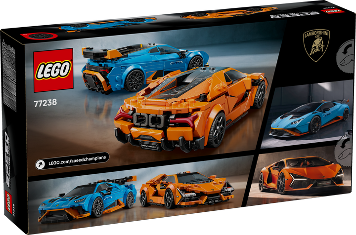 לגו Speed Champions - Lamborghini Revuelto ו-Huracán STO (77238)-2