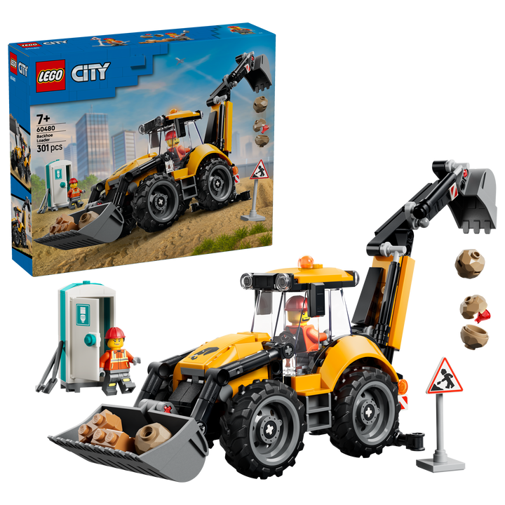 לגו City - מחפרון צהוב (60480)-2