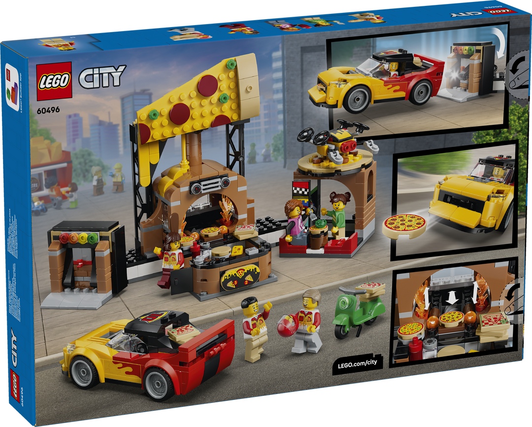 לגו City - חוויית משלוחי פיצות עם כלי רכב (60496)-1