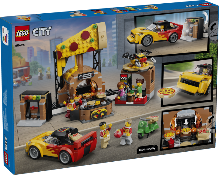 לגו City - חוויית משלוחי פיצות עם כלי רכב (60496)-2