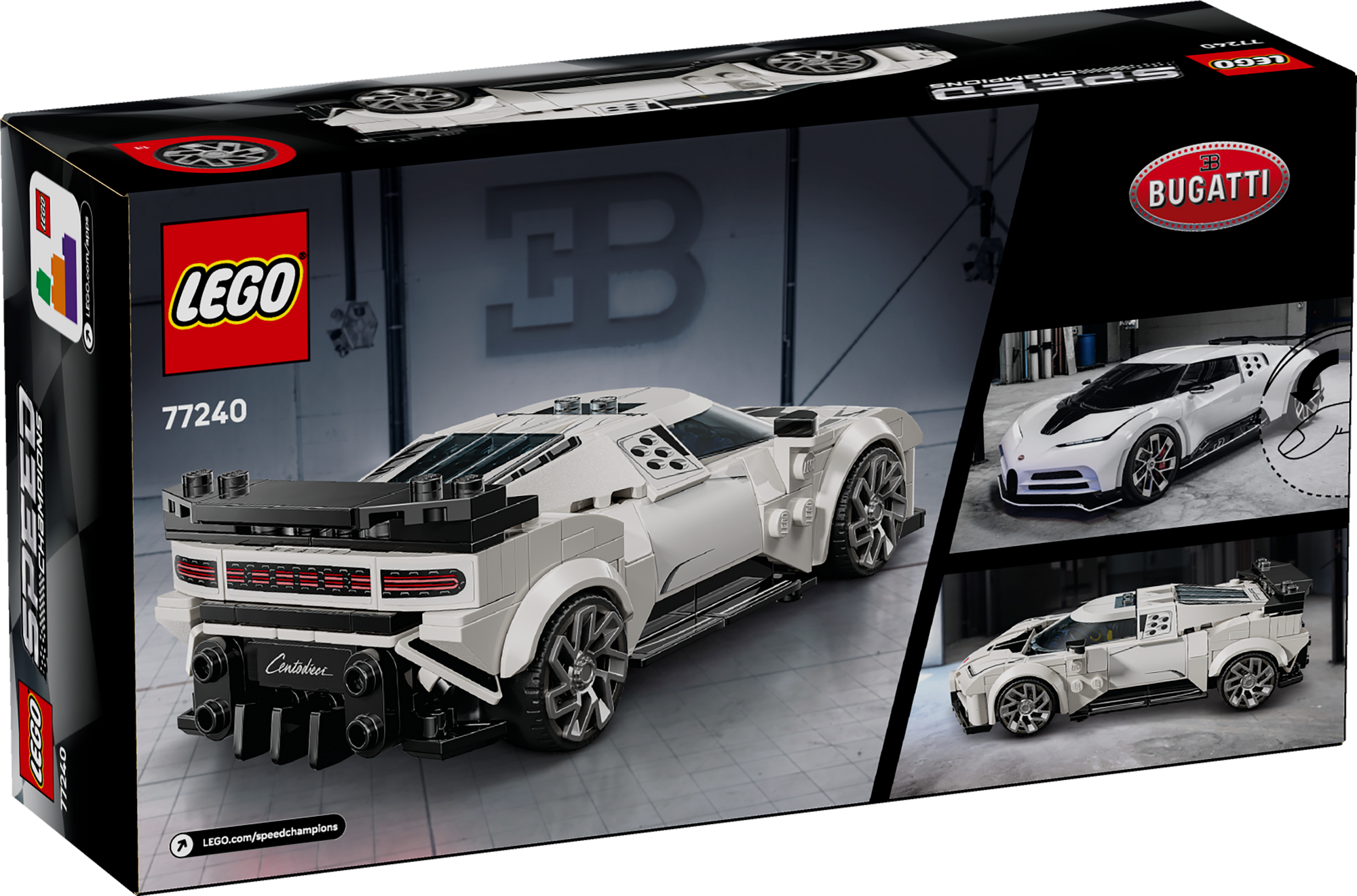 לגו Speed Champions - מכונית היפר ספורט Bugatti Centodieci (77240)-2