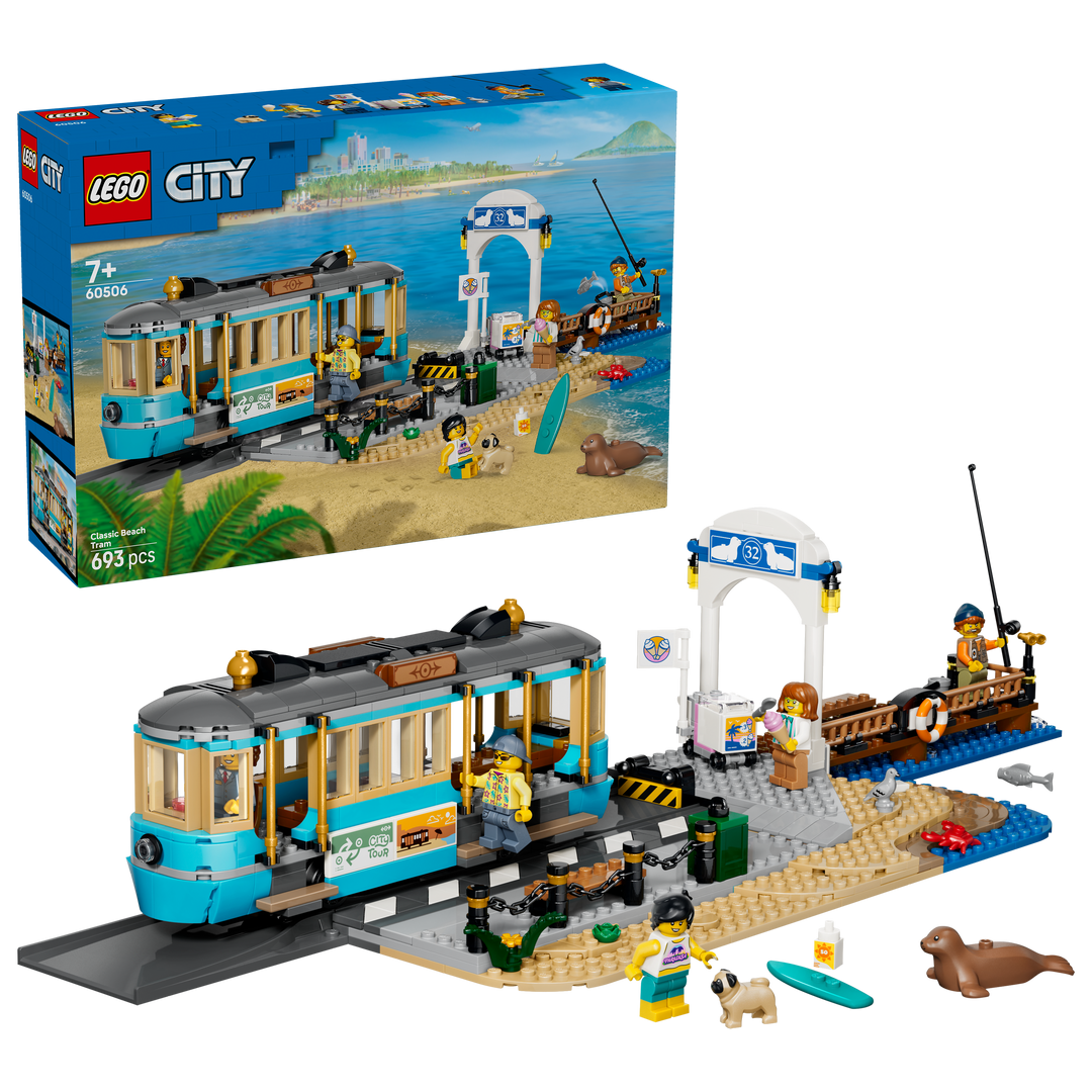 לגו City - חשמלית רחוב קלאסית לחוף הים (60506)-1