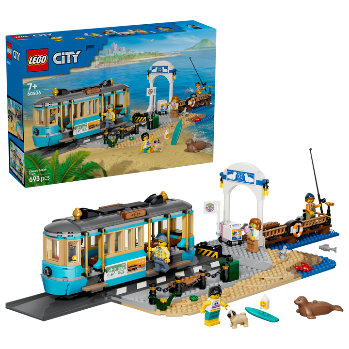 לגו City - חשמלית רחוב קלאסית לחוף הים (60506)-2