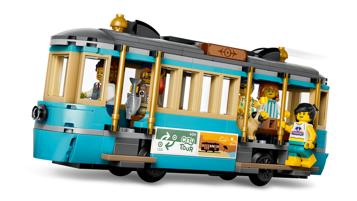לגו City - חשמלית רחוב קלאסית לחוף הים (60506)-4