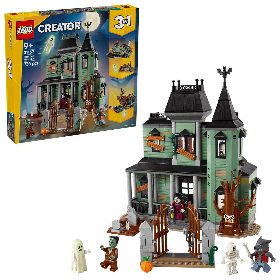 לגו Creator 3in1 - אחוזה רדופת רוחות (31167)-2
