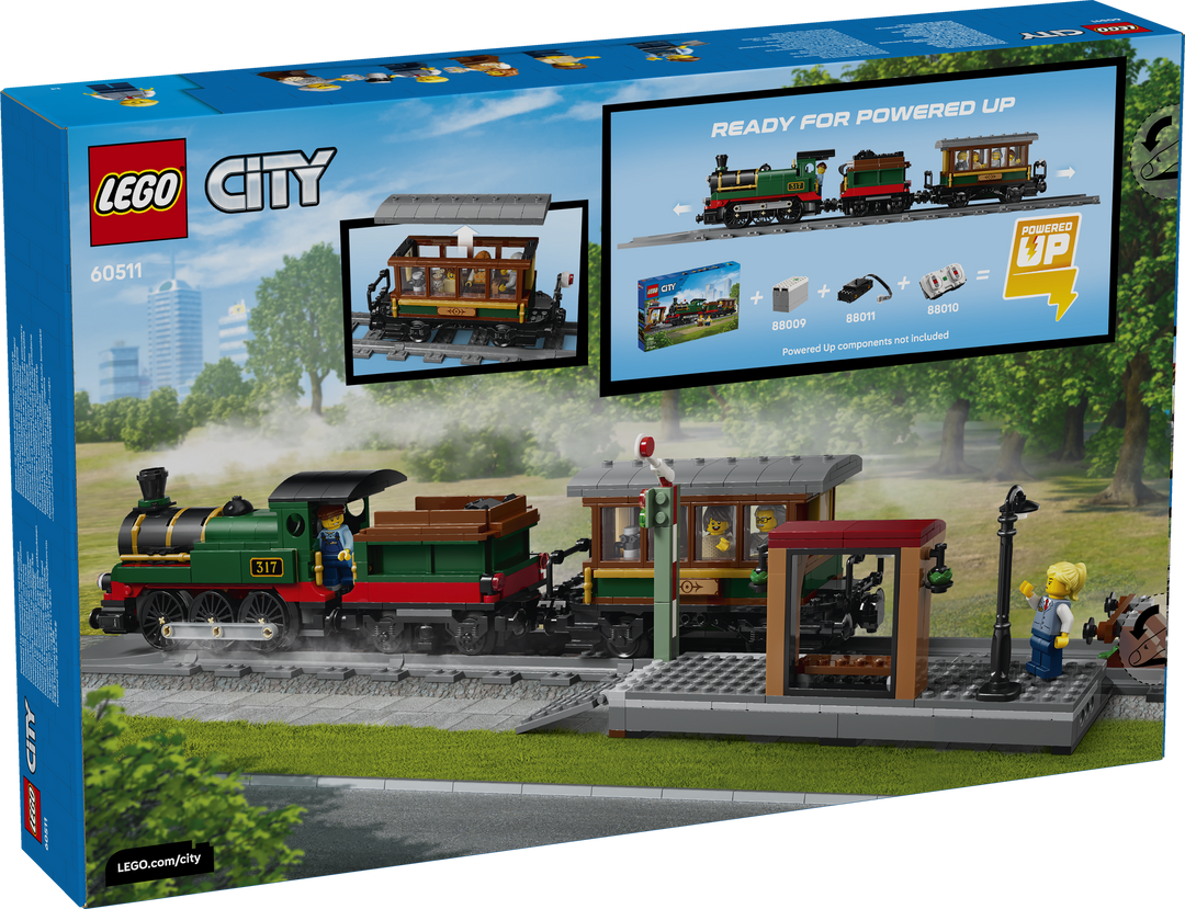 לגו City - רכבת קיטור וינטג' (60511)-3