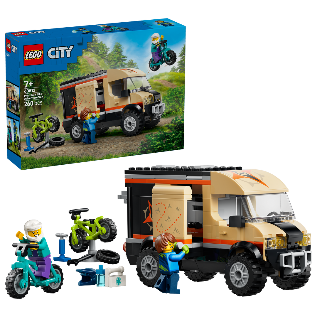 לגו City - קרוואן הרפתקאות לאופני הרים (60512)-1