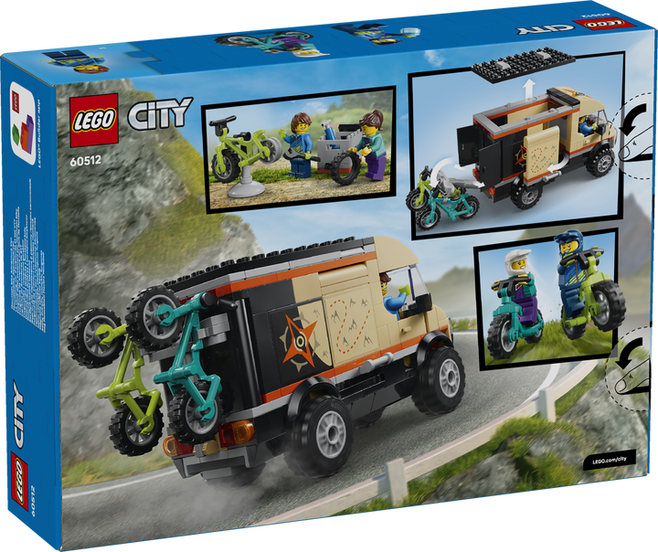 לגו City - קרוואן הרפתקאות לאופני הרים (60512)-3