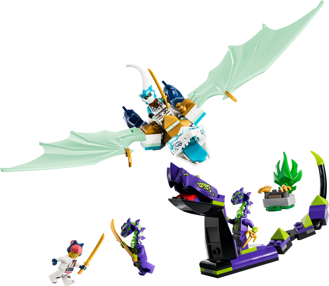לגו NINJAGO® - קרב דרקון הקרח של זאין (71865)-0