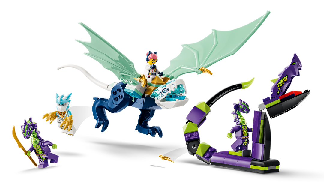 לגו NINJAGO® - קרב דרקון הקרח של זאין (71865)-2