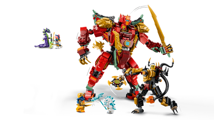 לגו NINJAGO® - רובוט דרקון משנה צורה של וויילדפייר (71868)-4