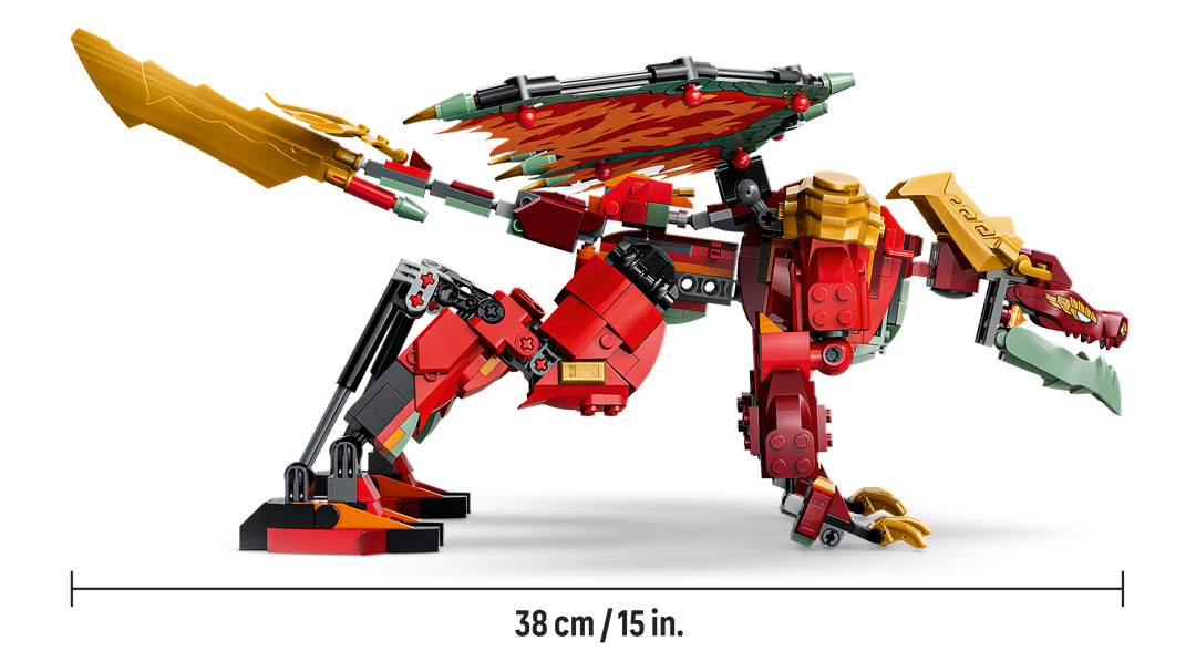 לגו NINJAGO® - רובוט דרקון משנה צורה של וויילדפייר (71868)-4