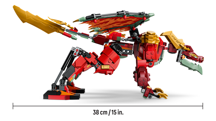 לגו NINJAGO® - רובוט דרקון משנה צורה של וויילדפייר (71868)-5
