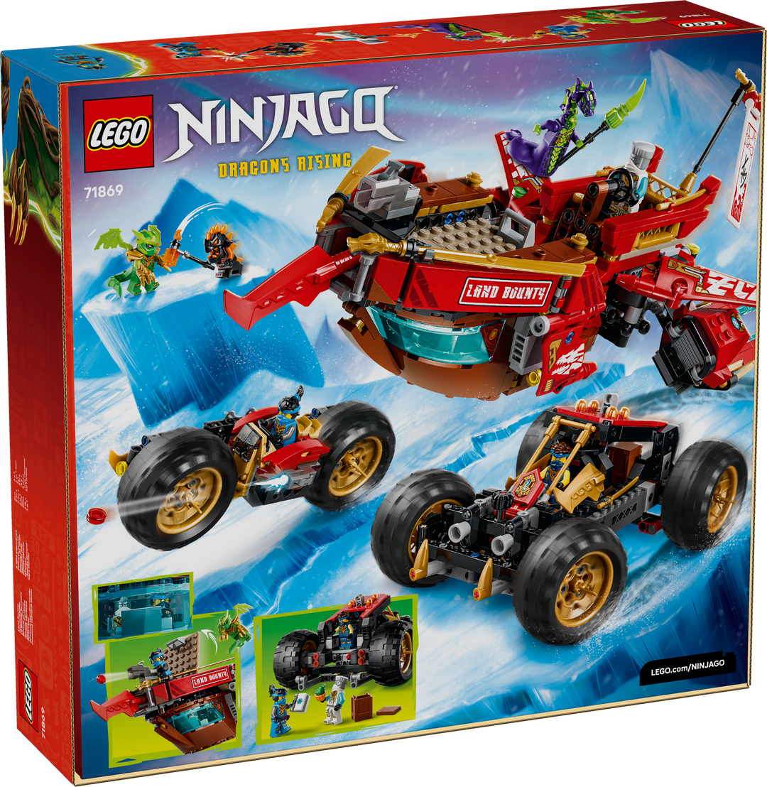 לגו NINJAGO® - טרקטורון ארץ הבאונטי (71869)-2