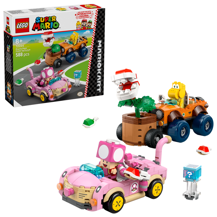 לגו Super Mario™ - Mario Kart – Piranha Plant Power-Up Pursuit™ (72044)-2