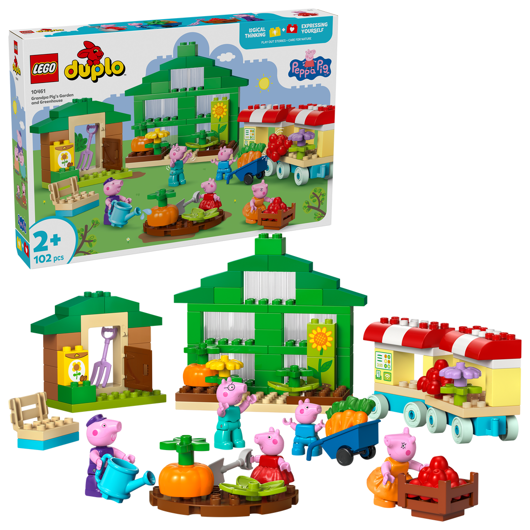 לגו DUPLO® - הגינה והחממה של סבא חזיר (10461)-1