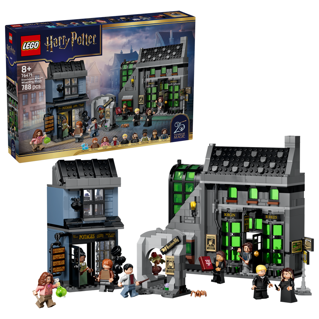 לגו Harry Potter™ - חנויות קוסמים בסמטת נוקטורן (76471)-2