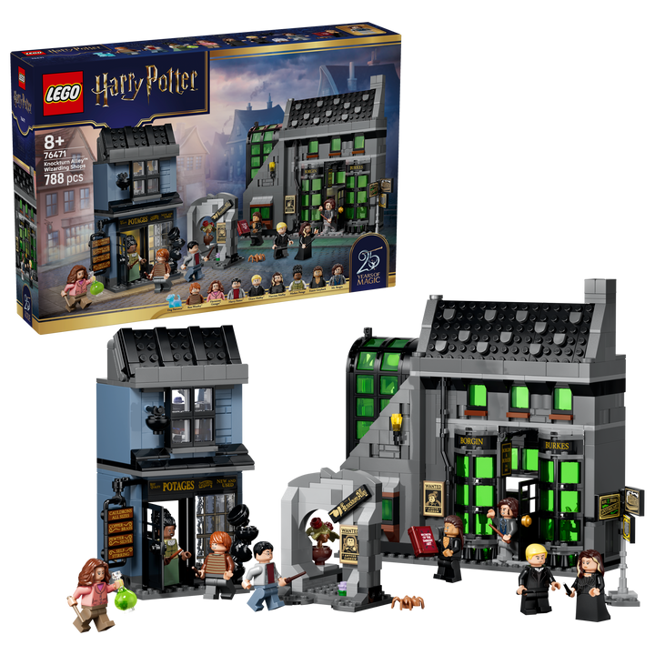 לגו Harry Potter™ - חנויות קוסמים בסמטת נוקטורן (76471)-2