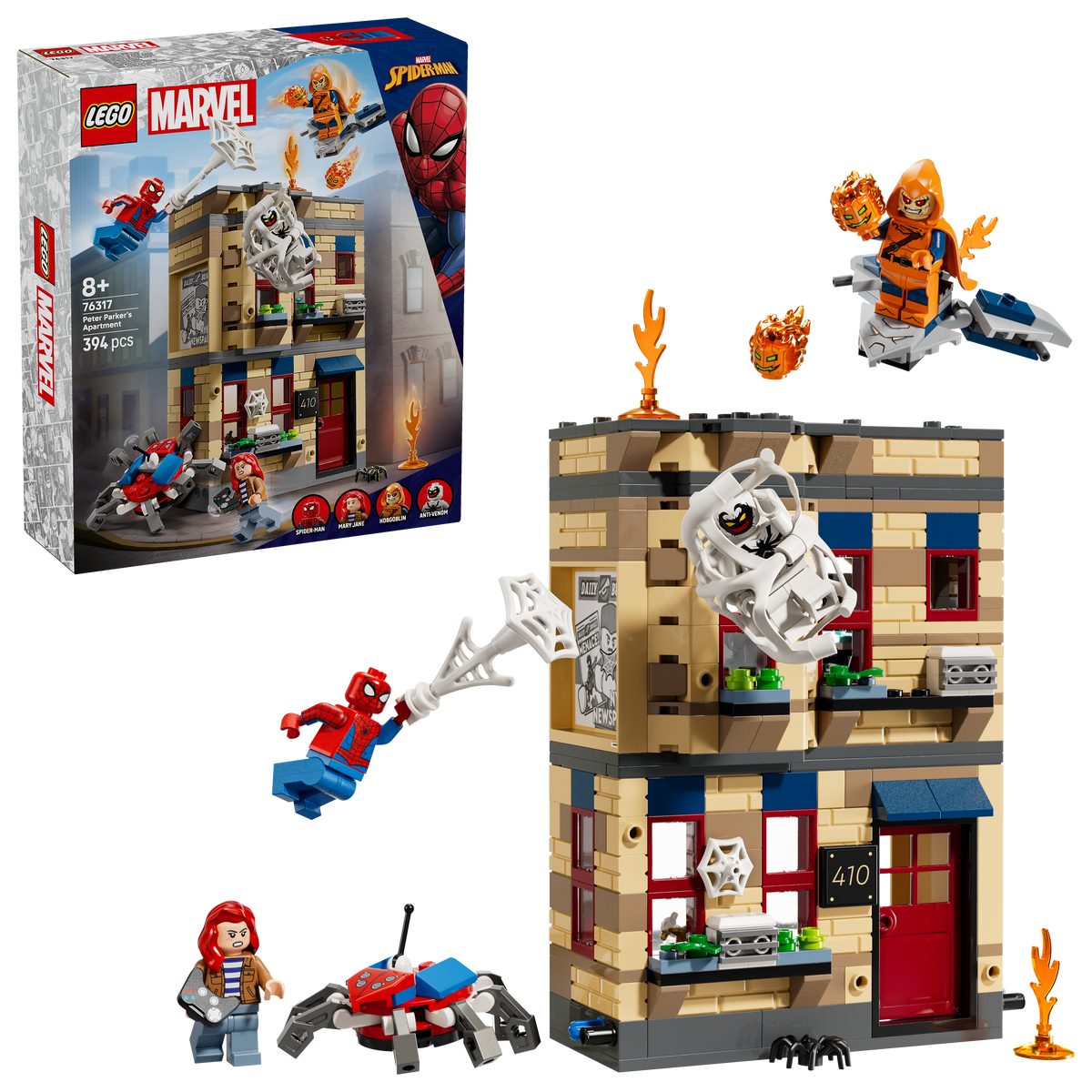 לגו | Marvel - הדירה של פיטר פארקר (76317)-2