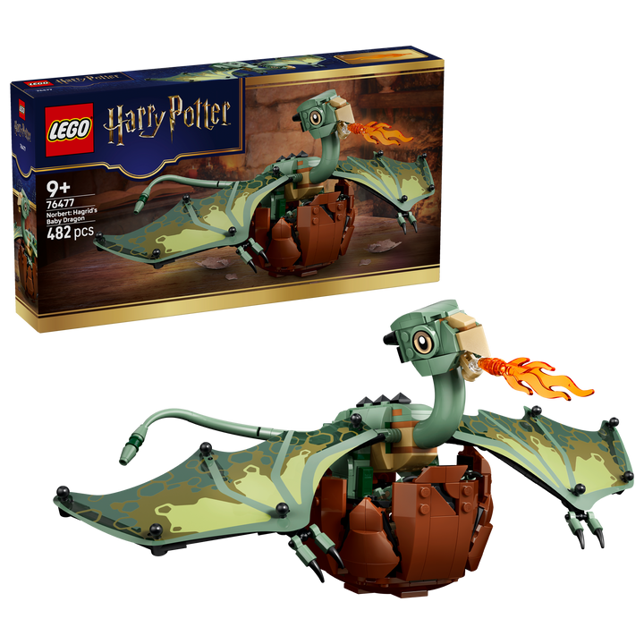 לגו Harry Potter™ - נורברט: תינוקת הדרקון של האגריד (76477)-2
