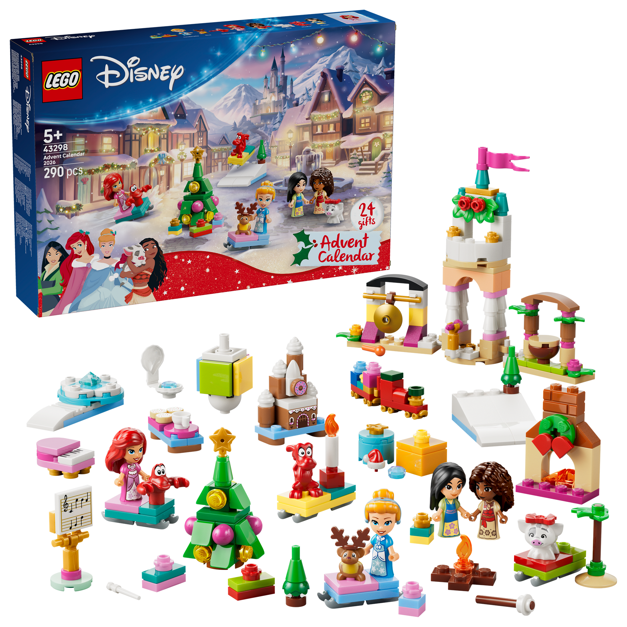 לגו DISNEY - לוח הפתעות חגיגי 2026 (43298)-2