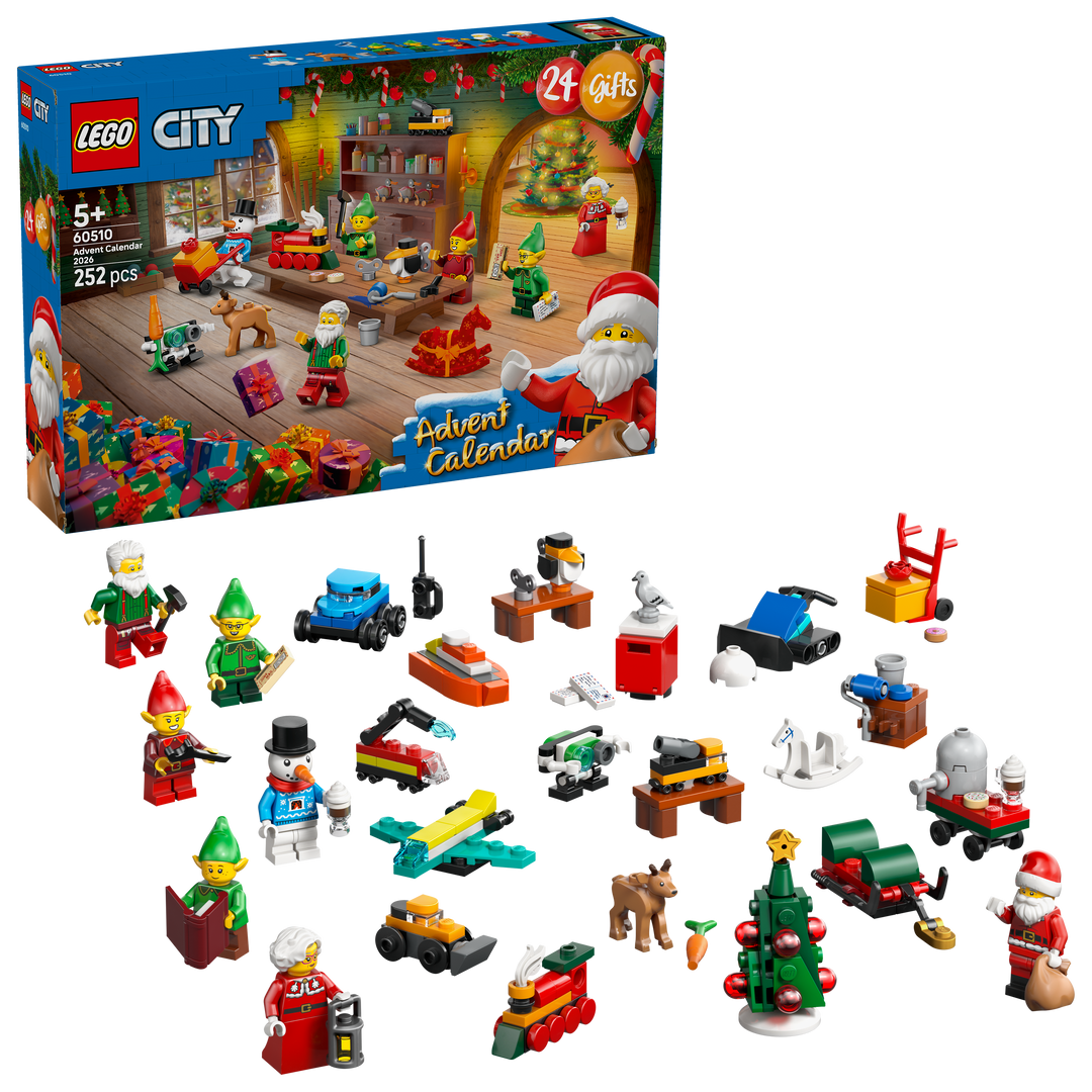 לגו City - לוח הפתעות חגיגי 2026 (60510)-1