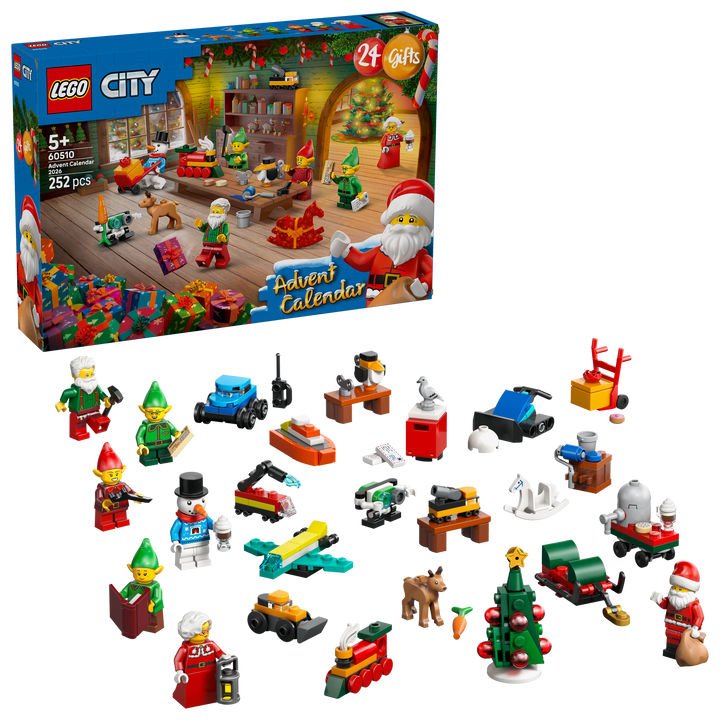 לגו City - לוח הפתעות חגיגי 2026 (60510)-2