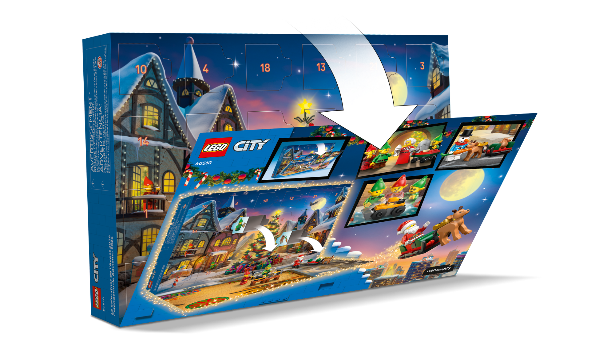 לגו City - לוח הפתעות חגיגי 2026 (60510)-5
